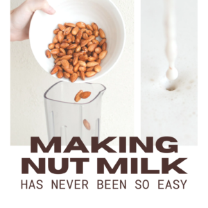 White and Brown Editorial Nut Milk Marketing Flyer (1)